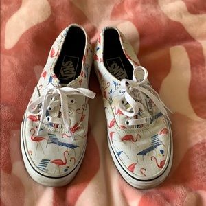 Vans flamingo sneakers!